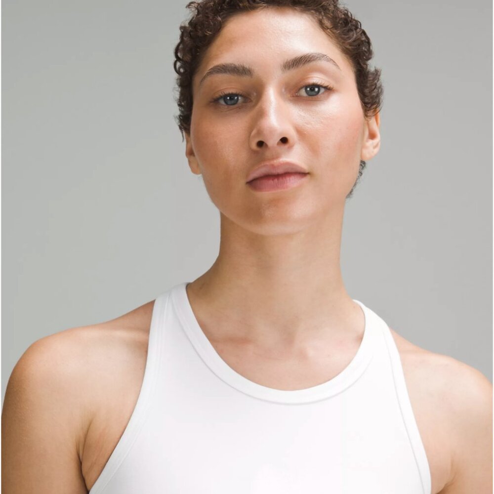 Lululemon Align Waist-Length Racerback Tank Top White (NWOT) - Picture 4 of 10